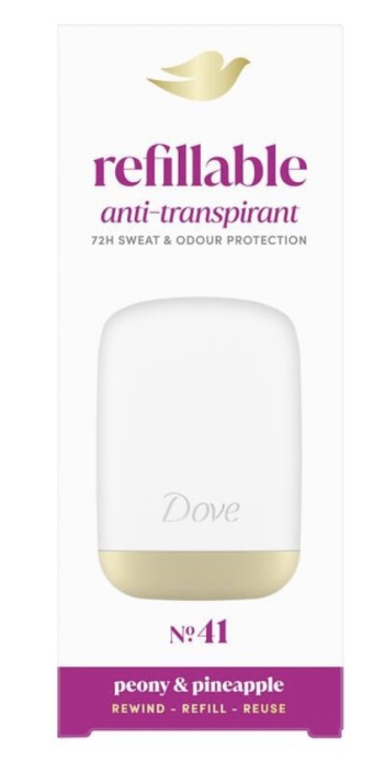 Dove Peony Antiperspirant Deodorant Refillable Starter Kit