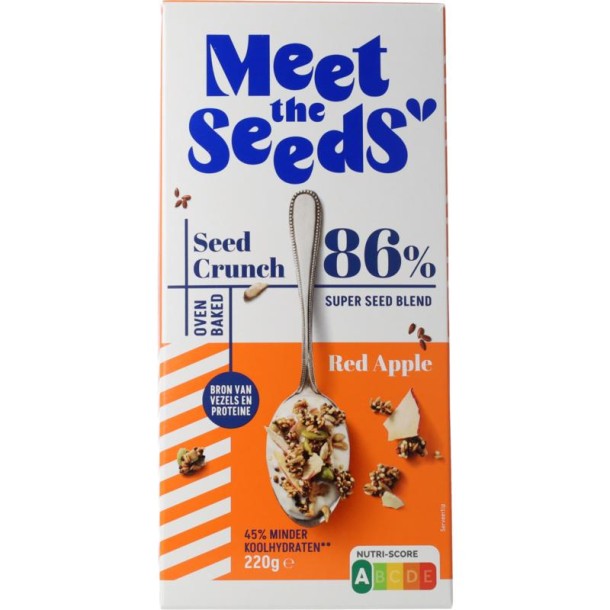 Meet the Seeds seed crunch red apple mix bio
