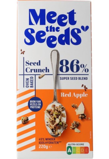 Meet the Seeds seed crunch red apple mix bio