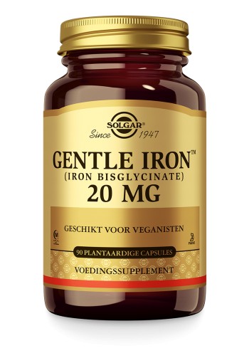 Gentle Iron 20 mg (90 plantaardige capsules)