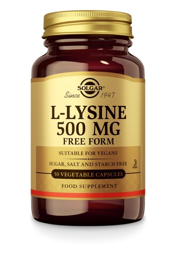 L-Lysine 500 mg (50 plantaardige capsules)