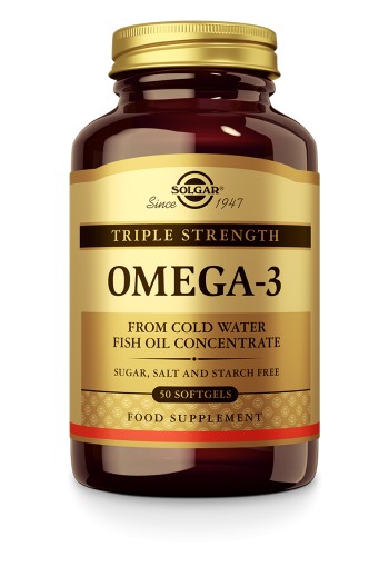 Omega-3 Fish Oil Triple Strength (50 softgels)
