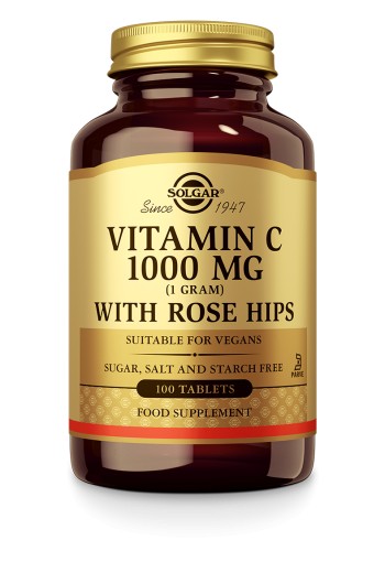 Vitamin C with Rose Hips 1000 mg (250 tabletten)