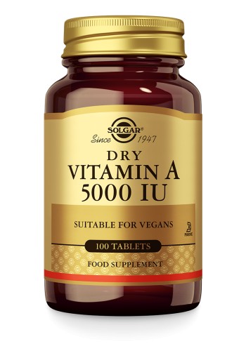 Vitamin A 5000 IU (1502 mcg) (100 tabletten)