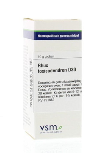 VSM Rhus toxicodendron D30 (10 Gram)