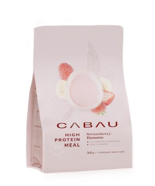 Cabau High Protein Meal Strawberry Banana 560 gram