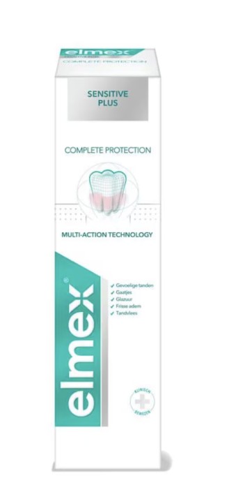 Elmex Tandpasta sensitive plus complete  protectie. 75 Milliliter