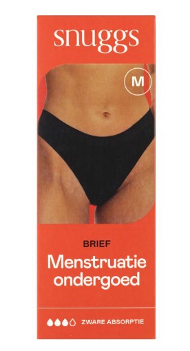 Snuggs Brief Tencel™ Heavy Absorption Black M