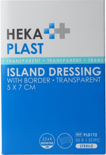 Hekaplast hekaplast border 5cmx7cm trans