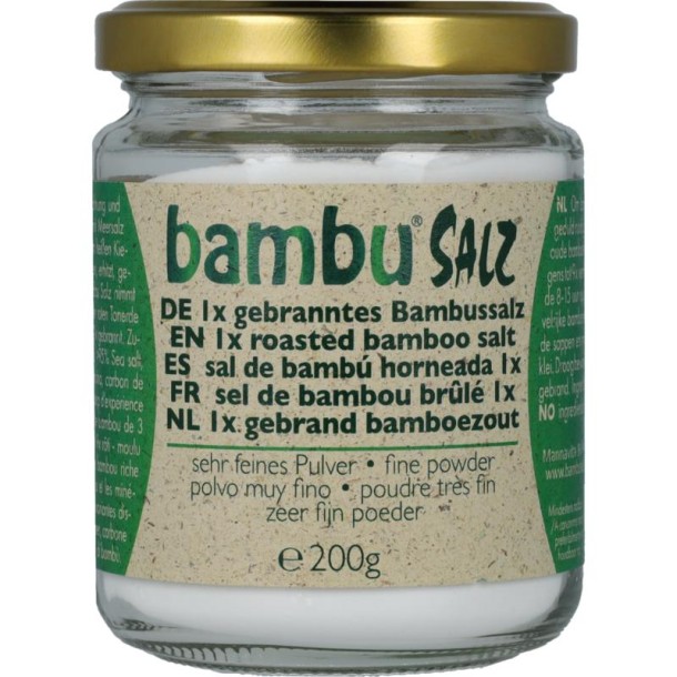 Bambu Salz bamboezout 1 x gebrand z fijn