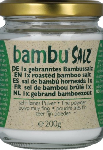Bambu Salz bamboezout 1 x gebrand z fijn