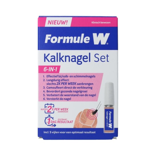 Formule W Kalknagel set 6-in-1