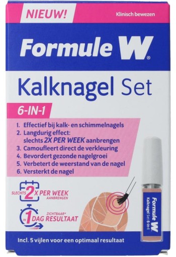 Formule W kalknagel set 6in1