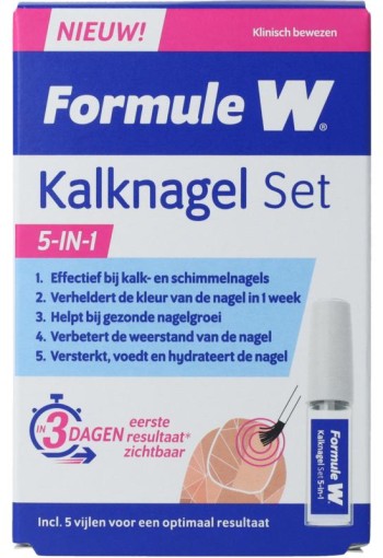 Formule W kalknagel set 5in1
