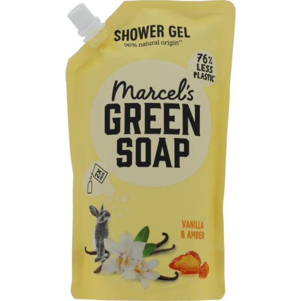 Marcel's Green Soap shower gel vanilla & amber nav