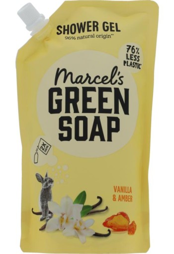 Marcel's Green Soap shower gel vanilla & amber nav