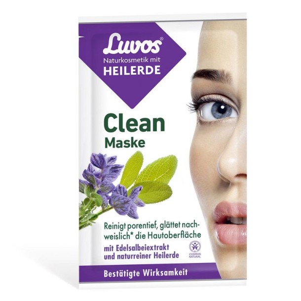 Luvos Crememasker clean 7.5ml (2 st)