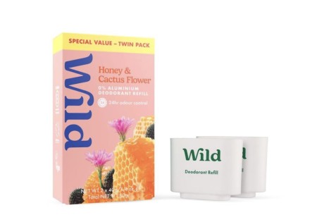 Wild Honey and Cactusflower Deodorant Refill Value Pack 80 gram