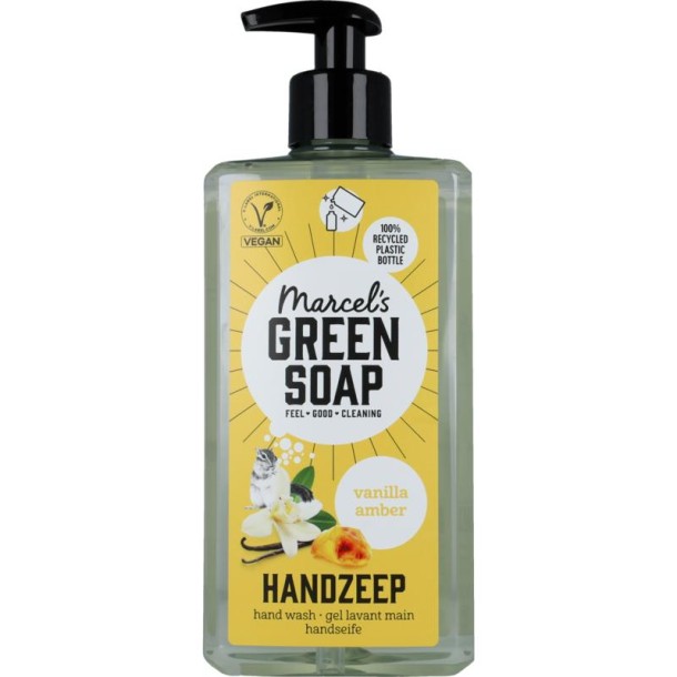 Marcel's Green Soap Handzeep Vanilla & Amber (500 ml) (500 ml)