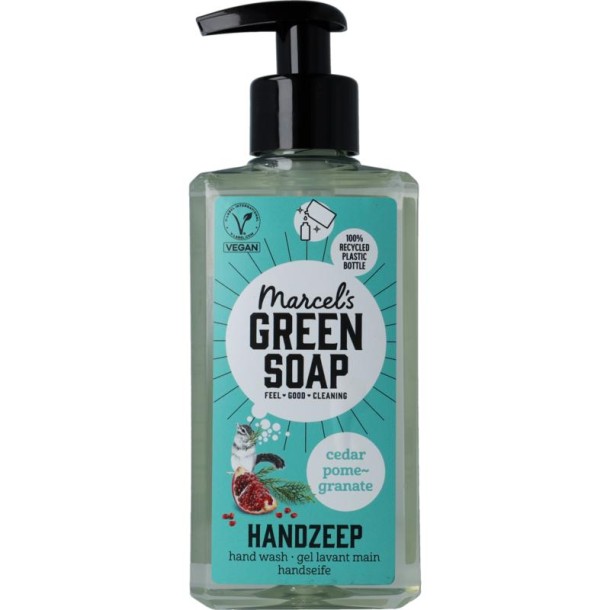 Marcel's Green Soap Handzeep Cedar & Pomegranate (250 ml) (250 ml)