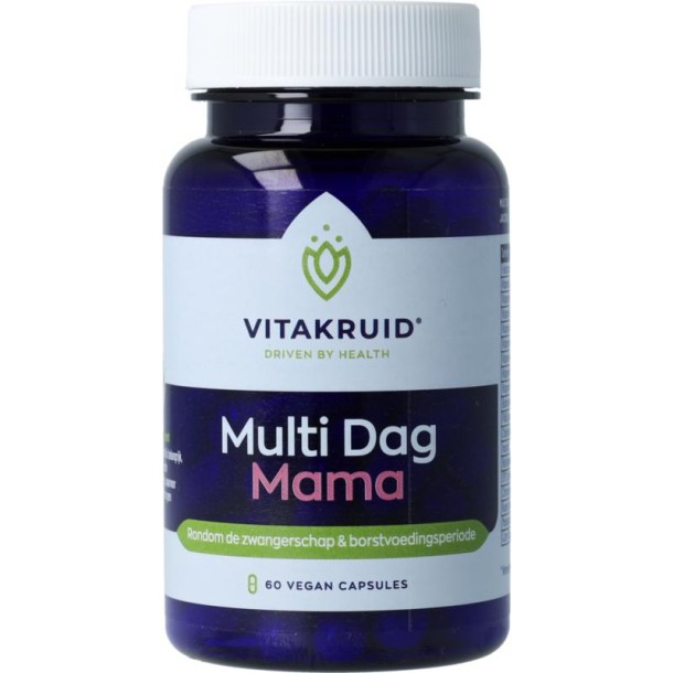 Vitakruid Multi dag mama vegan (60 Vegetarische capsules)