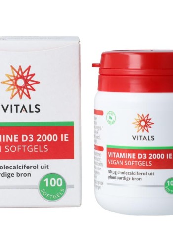 Vitals vitamine d3 2000 ie vegan