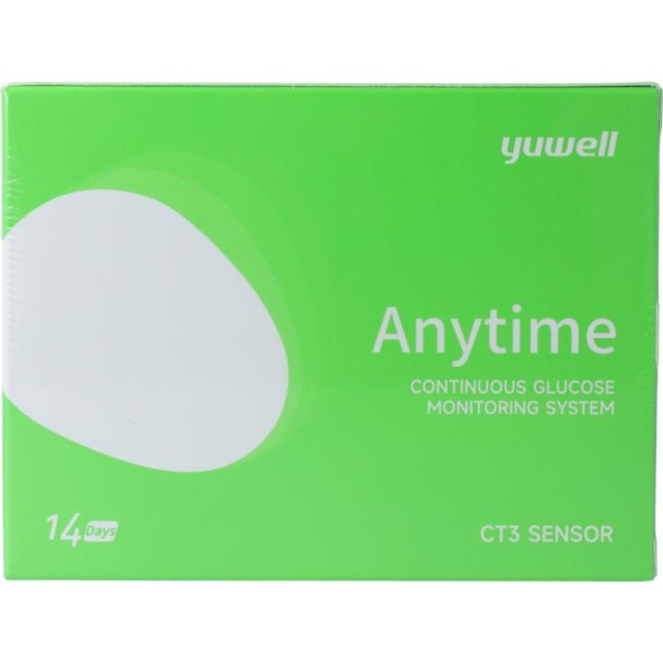 Yuwell Anytime glucose sensor ct3 (voor 14 d)