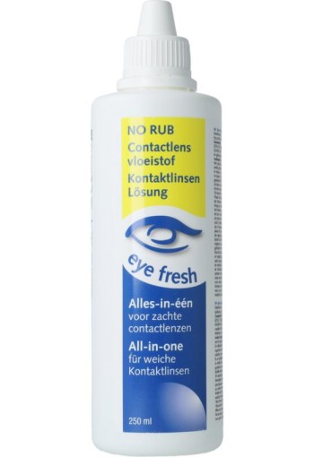 Eyefresh No Rub Alles-in-één vloeistof voor zachte lenzen