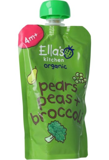 Ella's Kitchen Broccoli pears and peas 4+ maanden bio (120 Gram)