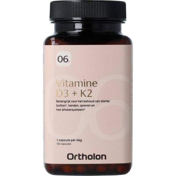 Ortholon Vitamine D3 + K2 (120 ca)