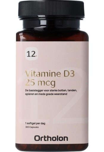 Ortholon Vitamine D3 - 25mcg (300 sft)