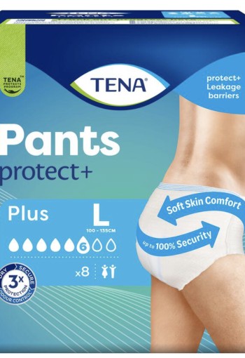 Tena Lady Pants Plus  Large, 8 stuks 