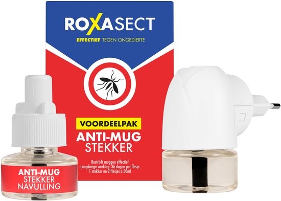 Roxasect Anti-Mug Stekker Twee Navullingen 