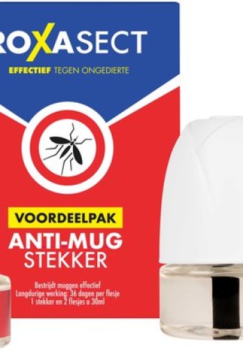 Roxasect Anti-Mug Stekker Twee Navullingen 