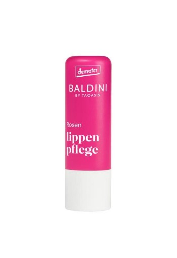 Baldini Lippenbalsem Rose met sheabutter demeter (4,8 Gram)