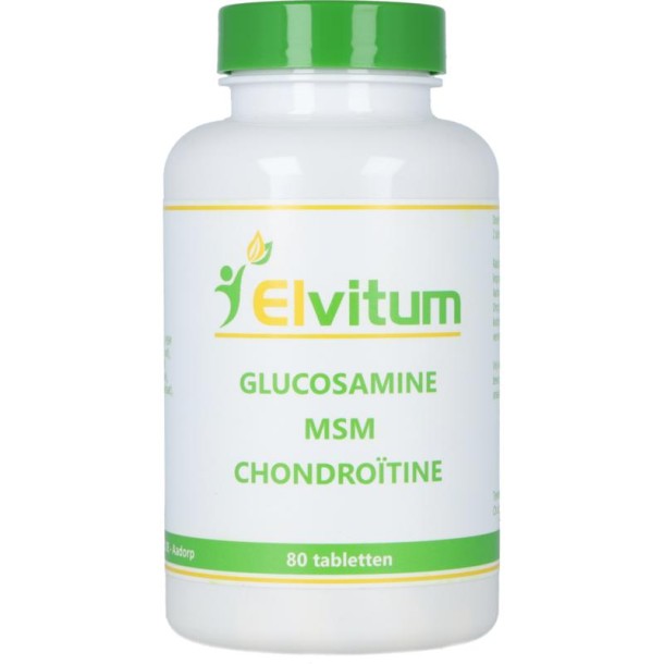 Elvitum Glucosamine MSM Chondroïtine (80 tb)