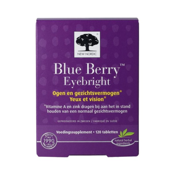 New Nordic Blue berry eyebright (120 Tabletten)