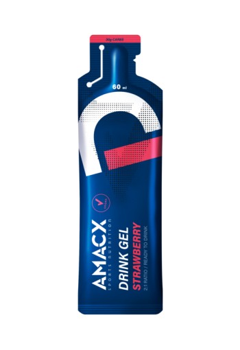 Amacx Energy drink gel strawberry (60 ml)