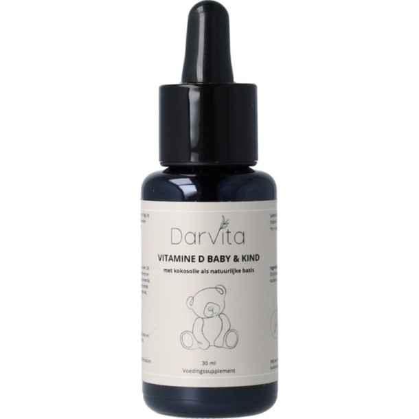 Darvita D3 kokosolie baby & kind (30 ml)