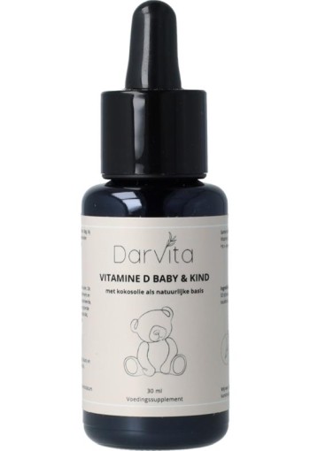 Darvita D3 kokosolie baby & kind (30 ml)