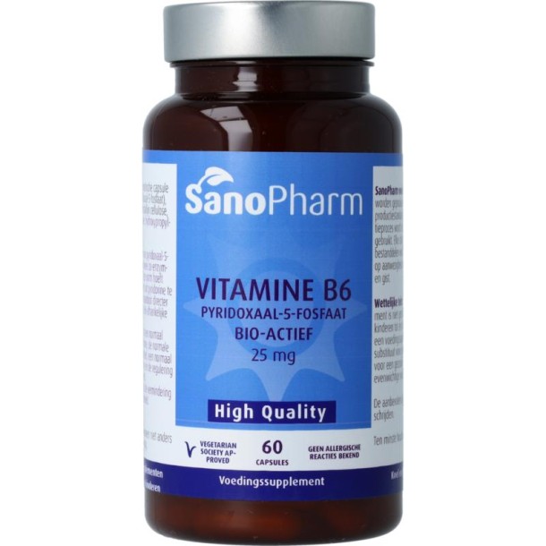SanoPharm High Quality Vitamine B6 (60 ca)