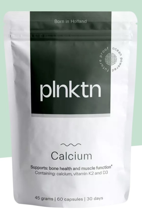 PLNKT Algen Calcium + Vitamine D3 + Vitamine K2 60 stuks