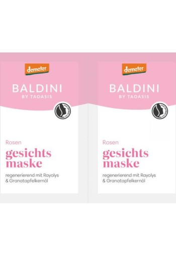 Baldini Baldini gezichtsmasker Rose Bio Demeter (15 ml)