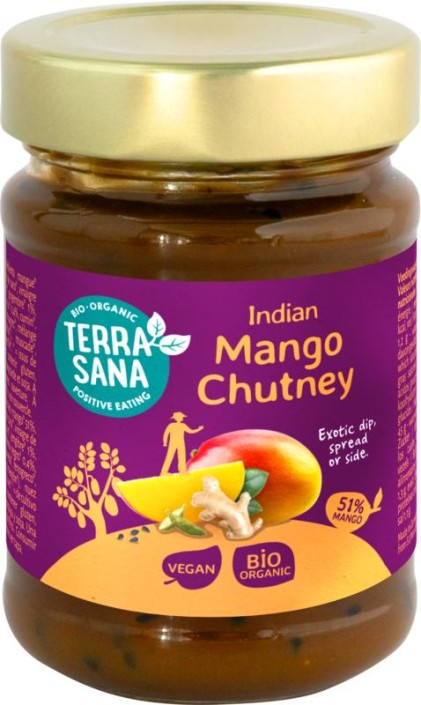 TerraSana Mango chutney bio (195 gr)