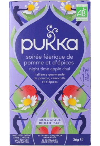 Pukka night time apple chai tea