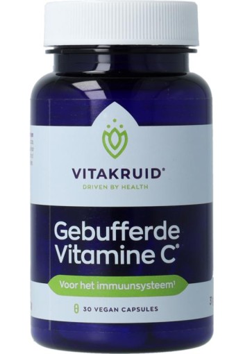 Vitakruid Gebufferde Vitamine C met oa Zink OPC Quercetine (30 vc)