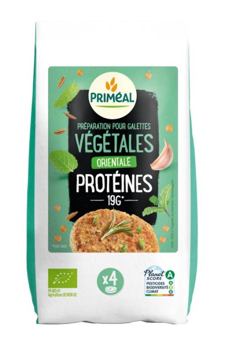 Primeal Groenteburgermix Orientaals proteine bio (200 Gram)