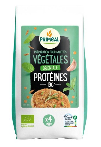 Primeal Groenteburgermix Orientaals proteine bio (200 Gram)