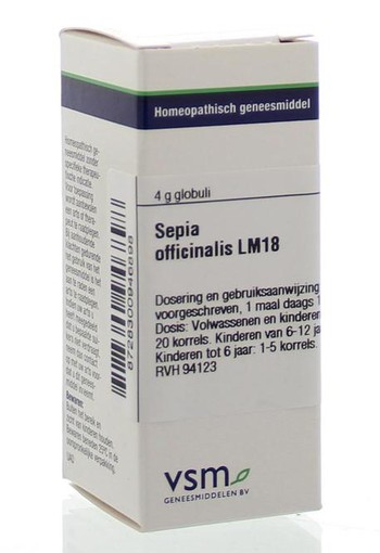 VSM Sepia officinalis LM18 (4 Gram)