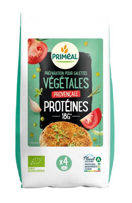 Primeal Groenteburgermix Provencaals proteine bio (200 Gram)